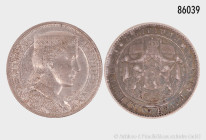 Konv. Bulgarien, 5 Leva 1885 und Lettland 5 Lati 1931, Silber, teilweise mit Fehlern, sehr schön-fast vorzüglich