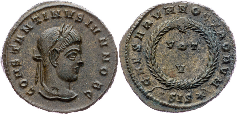 Ancient, Constantine I., Nummus R/VOT Ancient, Constantine II., Nummus R/VOT, V ...
