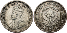 South Africa, 6 Pence 1932