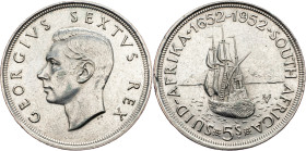 South Africa, 5 Shillings 1952