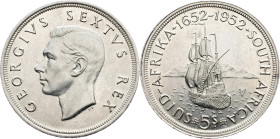 South Africa, 5 Shillings 1952