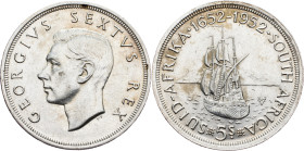 South Africa, 5 Shillings 1952
