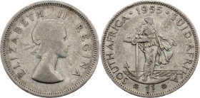 South Africa, 1 Shilling 1955