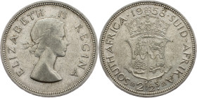 South Africa, 2 1/2 Shillings 1958