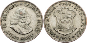 South Africa, 20 Cents 1961