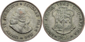 South Africa, 20 Cents 1962