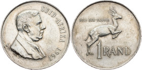 South Africa, 1 Rand 1967