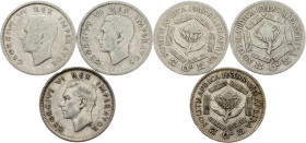 South Africa, 6 Pence 1938, 1942, 1943