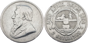 South African Republic, 2 Shillings 1894, Pretoria