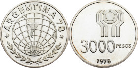 Argentina, 3000 Pesos 1978