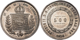 Brazil, 500 Réis 1856
