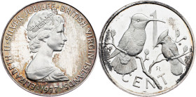 British Virgin Islands, 1 Cent 1977, Pennsylvania