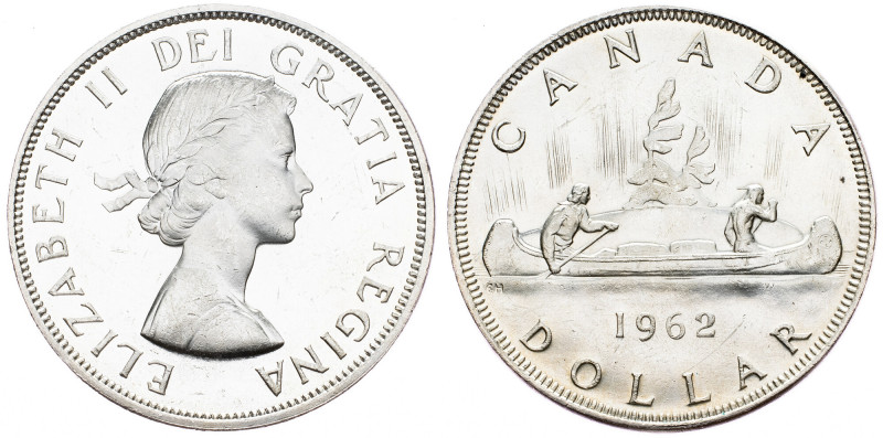 Canada, 1 Dollar 1962, Ottawa Canada, 1 Dollar 1962, Ottawa, Ag, KM# 54|min. hai...