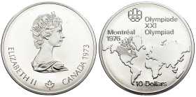 Elizabeth II., 10 Dollars 1973