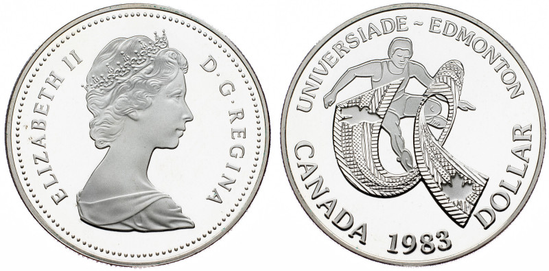 Canada, 1 Dollar 1983, Ottawa Canada, 1 Dollar 1983, Ottawa, Ag, KM# 138|min. ha...
