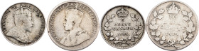 Canada, 5 Cents, 10 Cents 1906, 1919