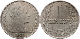 Colombia, 1 Centavo 1921