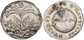 Haiti, 25 Centimes 1813