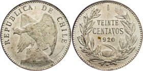 Chile, 20 Centavos 1920
