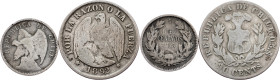 Chile, 10 Centavos, 20 Centavos 1913, 1892