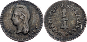 Mexico, 1/4 Real 1842