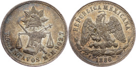 Mexico, 25 Centavos 1886
