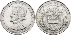 Panama, 1/4 Balboa 1953