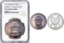 Paraguay, 150 Guaranies 1973