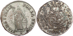 Peru, 2 Reales 1827