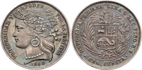 Peru, 1 Real 1880