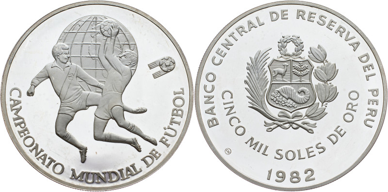 Peru, 5000 Soles 1982 Peru, 5000 Soles 1982, 23,37 g, Ag (925/1000), KM# 285|Sma...
