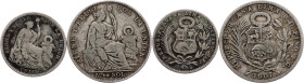 Peru, 1 Dinero, 1/5 Sol 1905, 1907