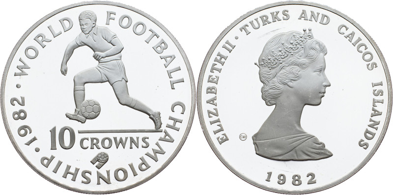 Turks and Caicos Islands, 10 Crowns 1982 Turks and Caicos Islands, 10 Crowns 198...