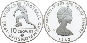 Turks and Caicos Islands, 10 Crowns 1982