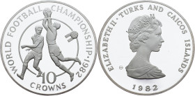 Turks and Caicos Islands, 10 Crowns 1982