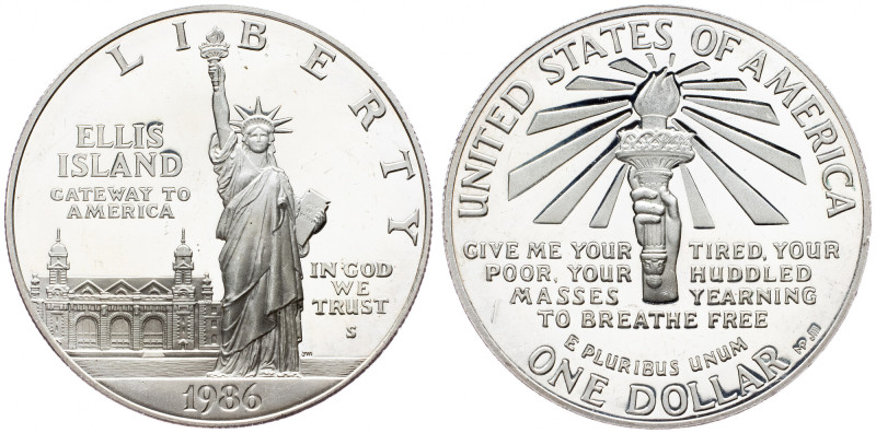 USA, 1 Dollar 1986, San Francisco USA, 1 Dollar 1986, San Francisco, Ag, KM# 214...