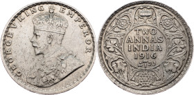 British India, 2 Annas 1916