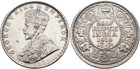 British India, 1/2 Rupee 1916