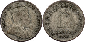 Ceylon, 10 Cents 1907