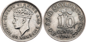 Ceylon, 10 Cents 1941