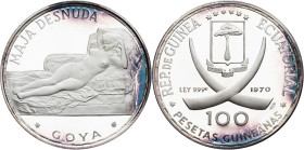Equatorial Guinea, 100 Pesetas Guineanas 1970