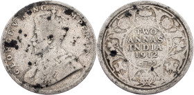 India - British, 2 Annas 1912