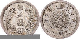 Japan, 5 Sen 6 (1873)