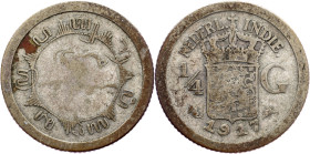 Netherlands East Indies, 1/4 Gulden 1917