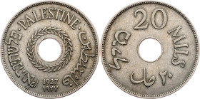 Palestine, 20 Mils 1927