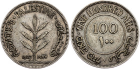 Palestine, 100 Mils 1927