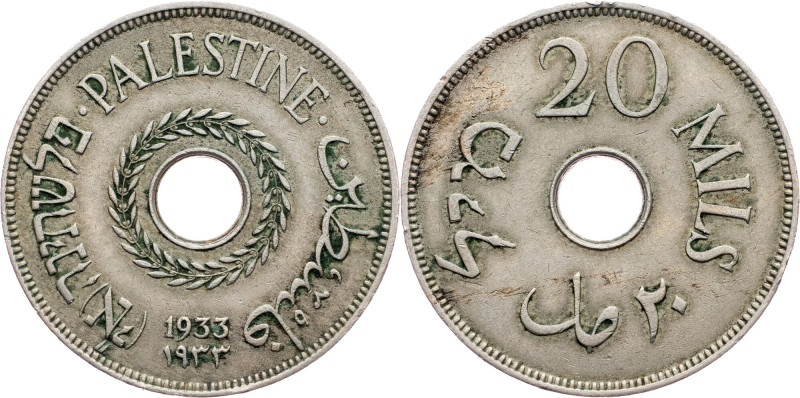 Palestine, 20 Mils 1933, London Palestine, 20 Mils 1933, London, KM# 5; aEF

G...