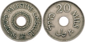 Palestine, 20 Mils 1934, London