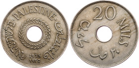 Palestine, 20 Mils 1935, London