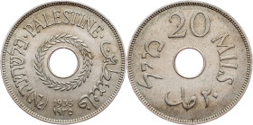 Palestine, 20 Mils 1935